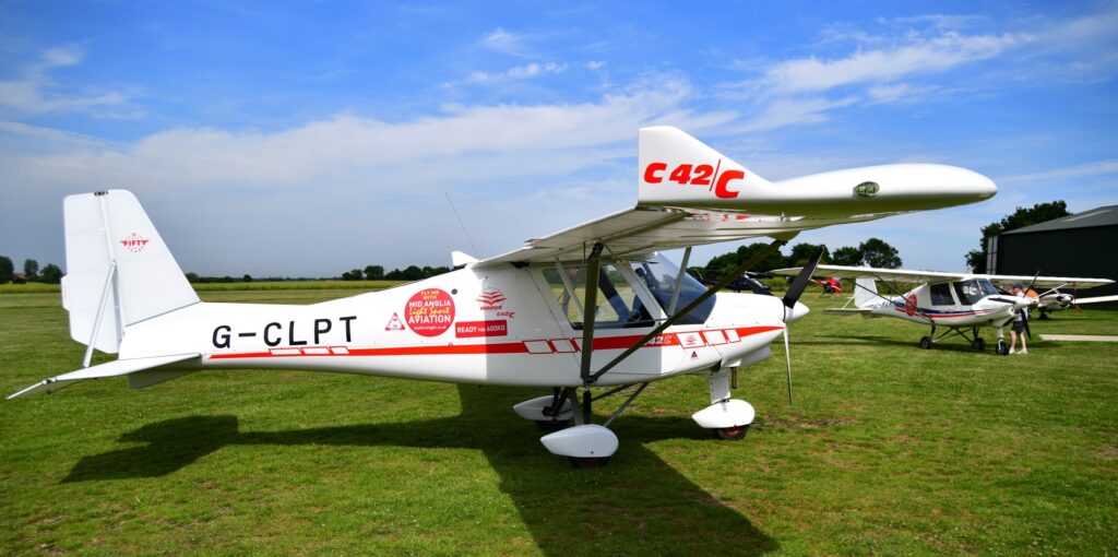 Mid Anglian Microlights Ikarus C42  Air photography, Aerial images, Aerial